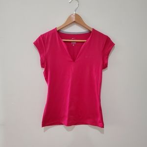 Nike dri fit active work out pink top small